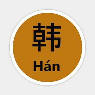 Chinese Surname Hán Magnet
